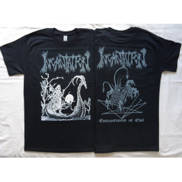 Incantation Official Entrantment of Evil Official T-Shirt Official Merchandise Death Fucking Metal