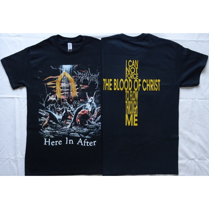 Immolation Here In After Official T-Shirt Old Skull Death Metal