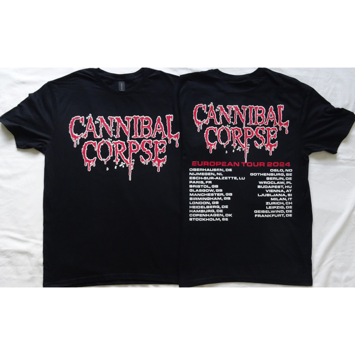 Cannibal Corpse Chaos Horrific European Tour 2024 Death Metal Free Shipping