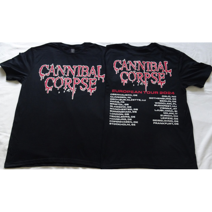 Cannibal Corpse Chaos Horrific European Tour 2024 Death Metal Free Shipping