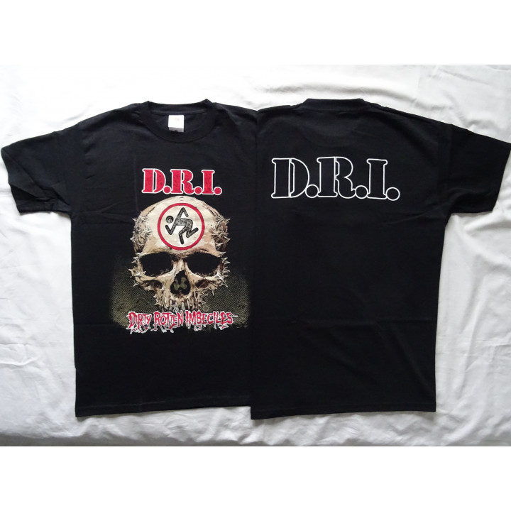 D.R.I. Dirty Rotten Imbeciles Thrash Zone T-Shirt Crossover Thrash Metal Hard Core DRI