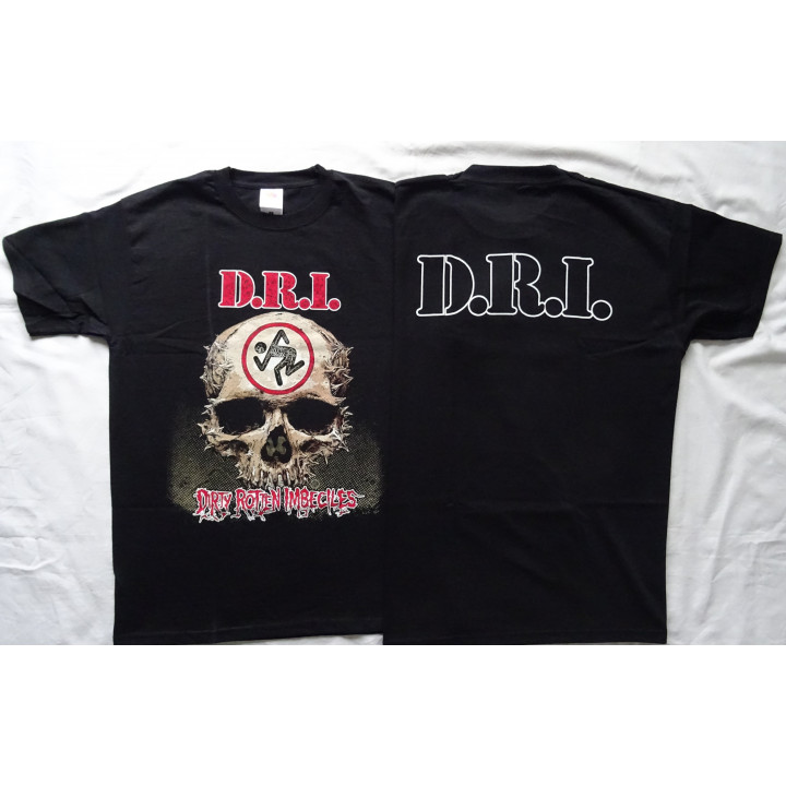 D.R.I. Dirty Rotten Imbeciles Thrash Zone T-Shirt Crossover Thrash Metal Hard Core DRI