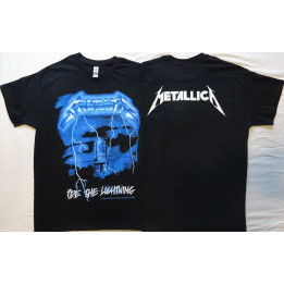 Metallica Ride the Lightning Free Shipping Official Original T-Shirt Classic Thrash Metal 