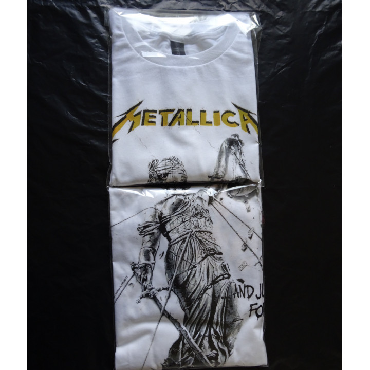 Metallica Official T-Shirt ...And Justice for All Thrash Metal Classic Free Shipping