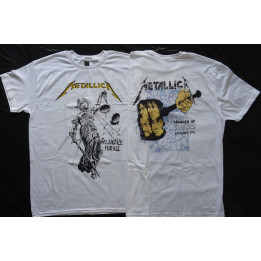Metallica Official T-Shirt ...And Justice for All Thrash Metal Classic Free Shipping