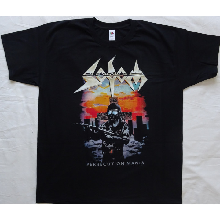 Sodom Persecution Mania Free Shipping Official T-Shirt Classic German Old Thrash Metal 