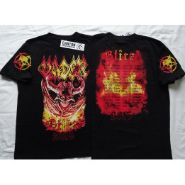 Vader Blitz Tour 2015 Free Shipping Tibi et igni Europe Tour 2015 Official T-Shirt Unique 
