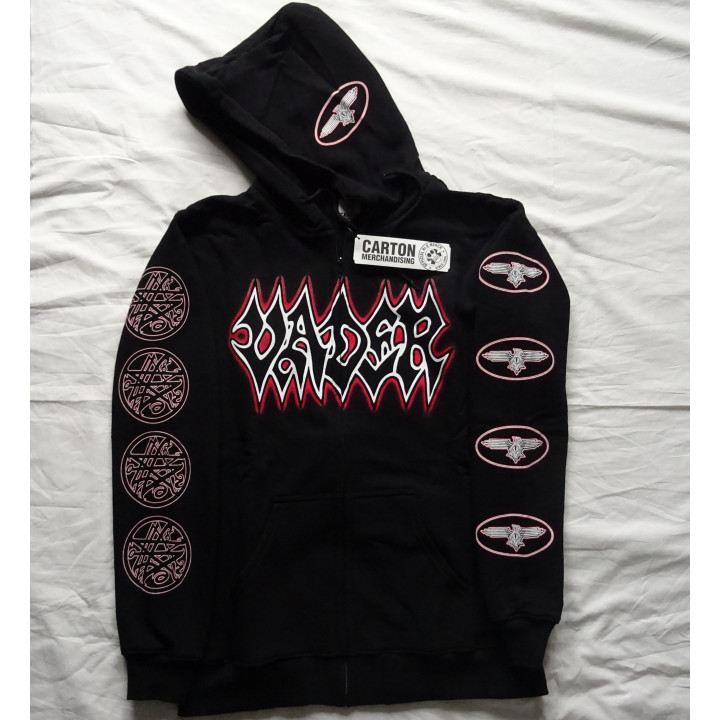 Vader Morbid Reich Official Original Zipper Hoodie Offizieller Kapuzenpullover mit Reißverschluss Death Metal 