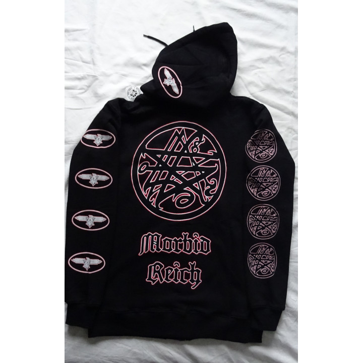 Vader Morbid Reich Official Original Zipper Hoodie Offizieller Kapuzenpullover mit Reißverschluss Death Metal 