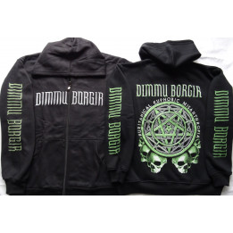 Dimmu Borgir Puritanical Euphoric Misanthropia Official Zipper Hoodie Offizieller Kapuzenpullover mit Reißverschluss Black Metal