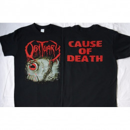 Obituary Cause Of Death Official Original T-Shirt Death Metal