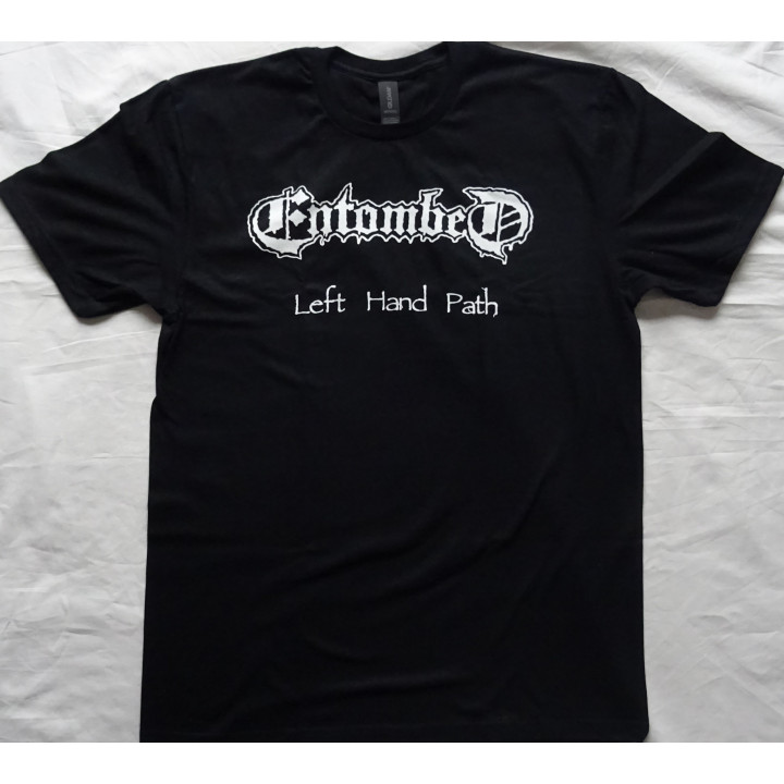 Entombed Free Shipping Left Hand Path Official T-Shirt Classic Swedish Old Death Metal Original Official Merchandise 