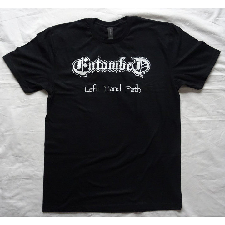 Entombed Free Shipping Left Hand Path Official T-Shirt Classic Swedish Old Death Metal Original Official Merchandise 