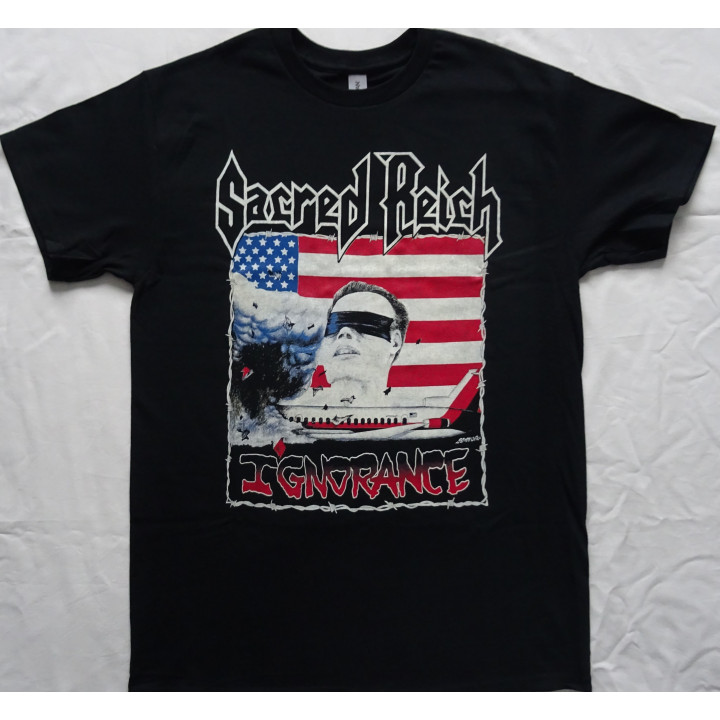  Sacred Reich Ignorance Official T-Shirt Real Photo Classic Old Thrash Metal