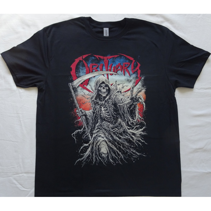 Obituary Reaper World Tour 2024/2025 Official T-Shirt Florida Death Metal. Free Shipping 