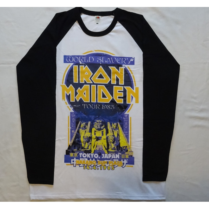 Iron Maiden Powerslave Free Shipping World Slavery Tour 1985 Tokyo Japan Nakano Sun Plaza 14.04.1985. REAL PHOTO! NO PHOTO SHOP