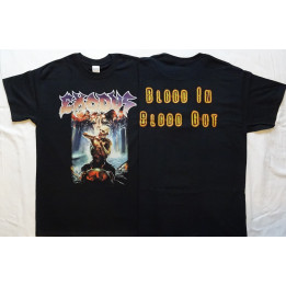 Exodus Blood In Blood Out T-Shirt Legend Thrash Metal REAL PHOTO! NO PHOTO SHOP Free Shipping