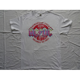 AC/DC Highway To Hell European Tour 1979 T-Shirt AC/DC Power Up Tour Europe 2025 Free Shipping ! Free Delivery !
