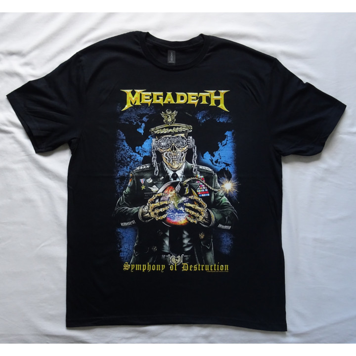 Megadeth Symphony of Destruction Official T-Shirt Officiall Merchandise Ⓒ2025 Megadeth