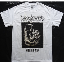 Decapitated Mother War Free Shipping Official White T-Shirt