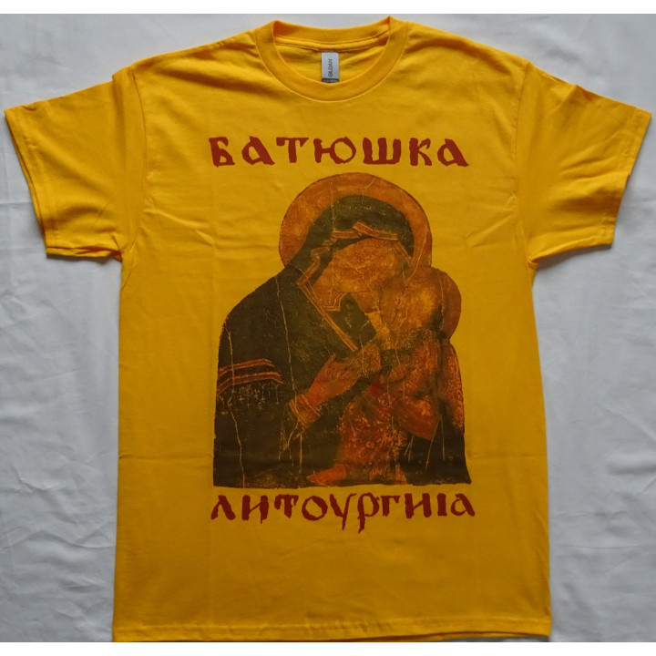 Batushka Litourgiya Free Shipping Mary Gold T-Shirt Black Metal 
