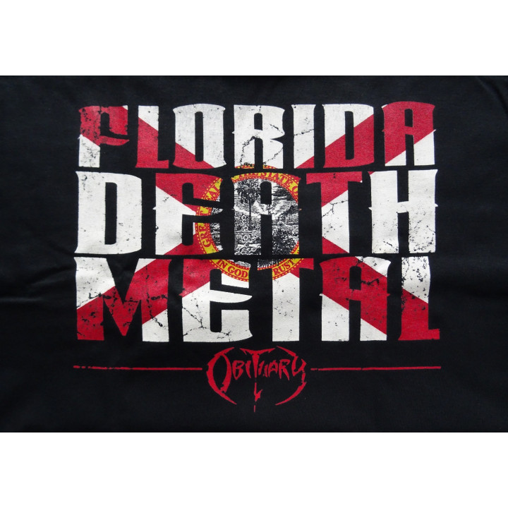 Obituary Free Shipping Florida Death Metal Shirt Slowly We Rot Cause of Death The End Complete Thrash of the Titans EUROPE Tour