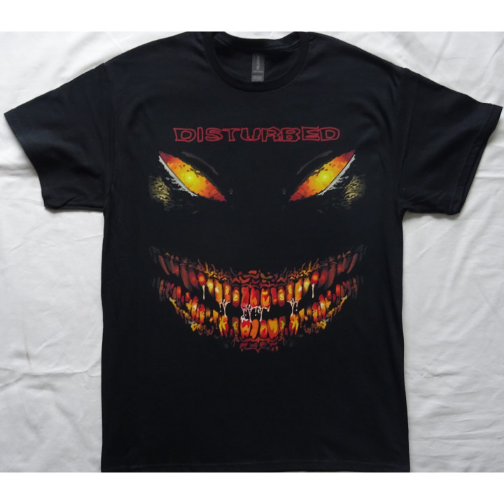 Disturbed Scary Face Candle Free Shipping Official Original T-Shirt Real Photo