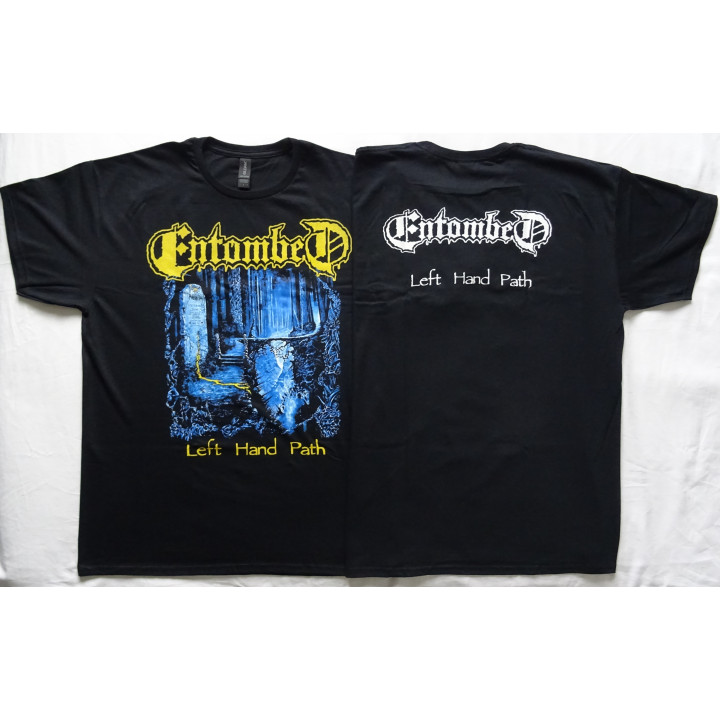 Entombed Left Hand Path Official T-Shirt Classic Swedish Old Death Metal Original Official Merchandise Free Shipping 