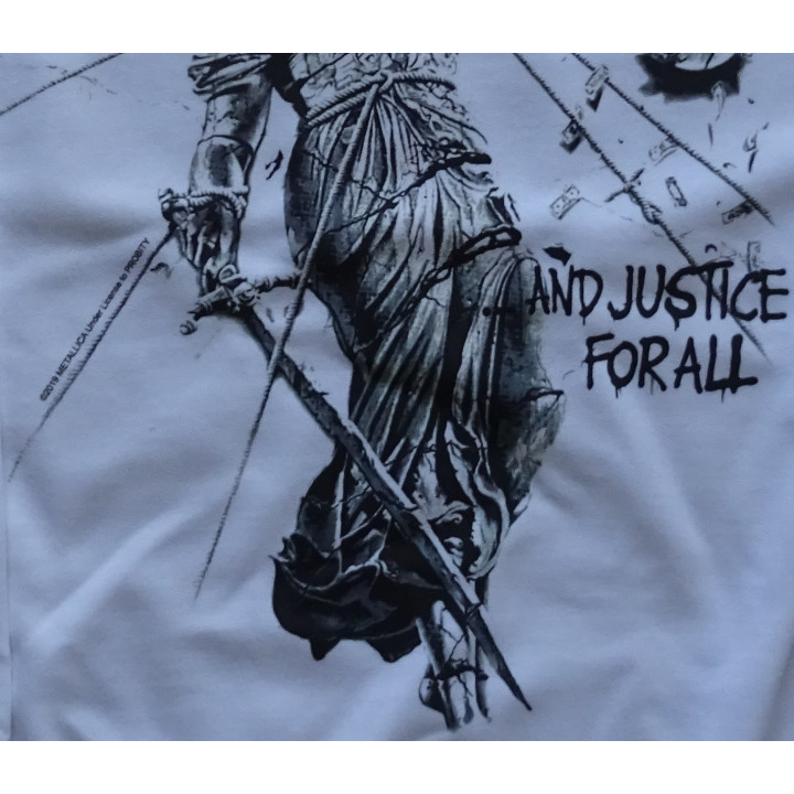 Metallica And Justice For All Official Oversized Crewneck Sweatshirt All Size S - 4XL Real Photo