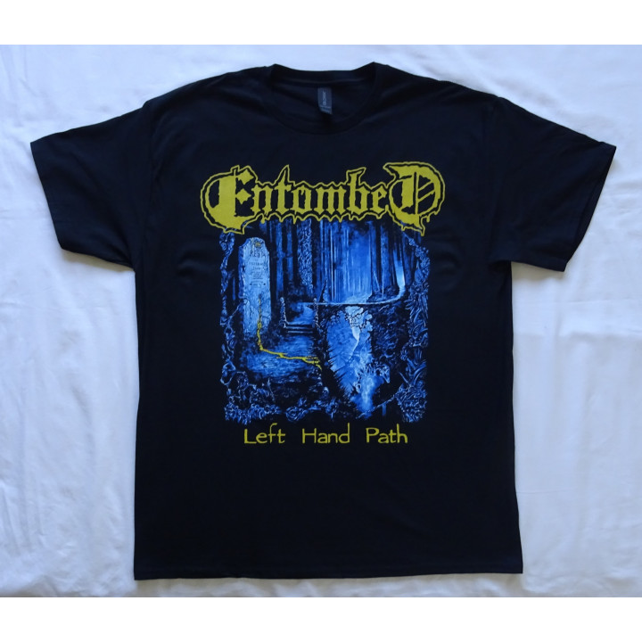 Entombed Left Hand Path Official T-Shirt Classic Swedish Old Death Metal Original Official Merchandise Free Shipping 