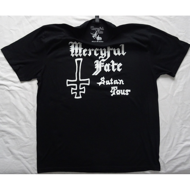 Mercyful Fate Free Shipping Official Merchandise Satan Tour 1982 T-Shirt Don't Break the Oath King Diamond Black Metal 