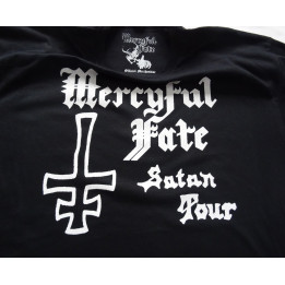 Mercyful Fate Free Shipping Official Merchandise Satan Tour 1982 T-Shirt Don't Break the Oath King Diamond Black Metal 