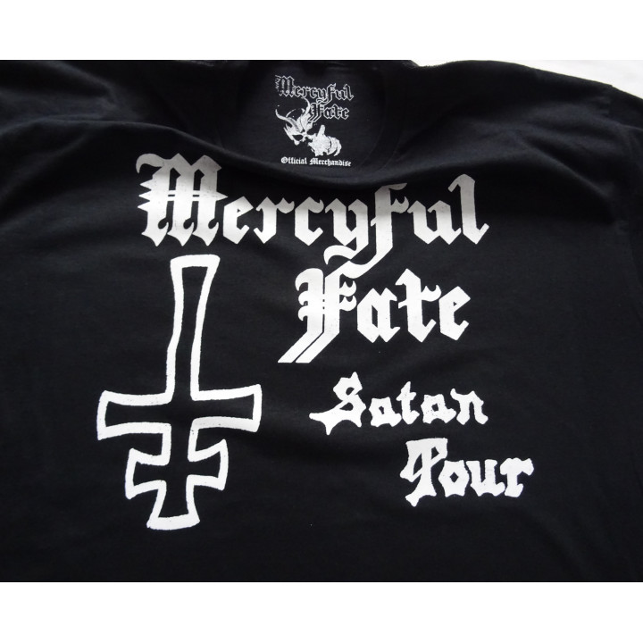 Mercyful Fate Free Shipping Official Merchandise Satan Tour 1982 T-Shirt Don't Break the Oath King Diamond Black Metal 
